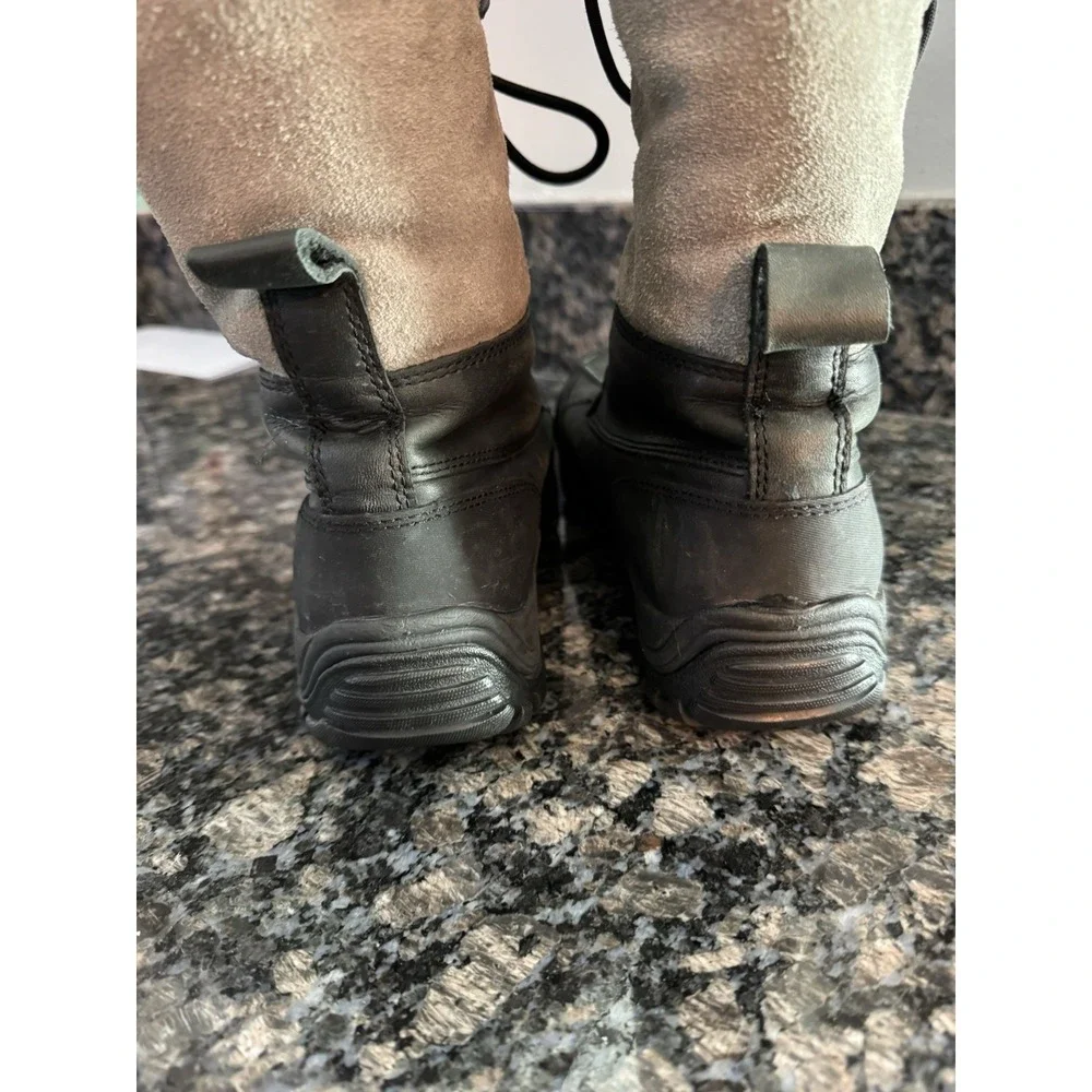 UGG Australia Adirondack II Waterproof Boots Black Gray 1906 Womens Size 7 Snow